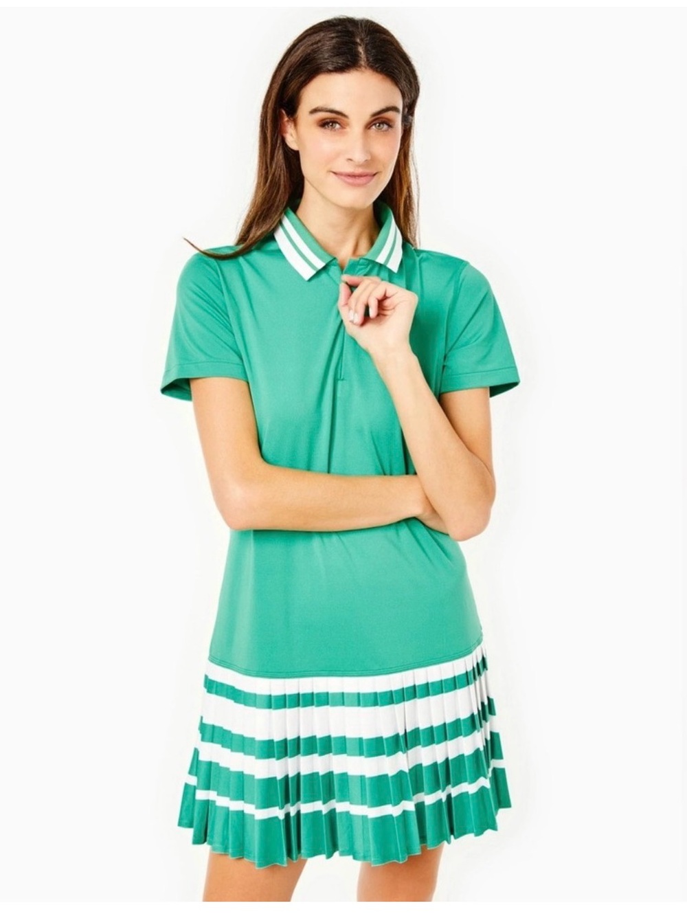 Addison Bay Active Pique Sea Island Tennis Dress